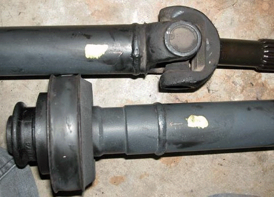 Drive Shaft index marks