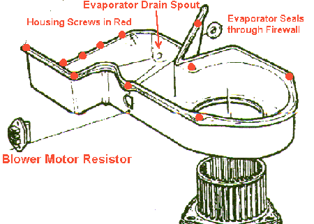 MCC 740/940 Lower Plenum Cover Beneath Evaporator