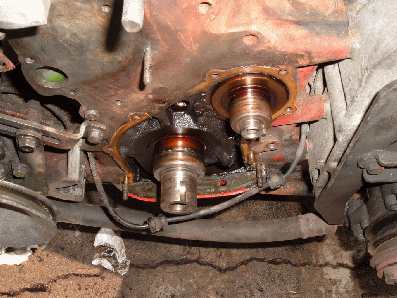 Lower Shafts with Cover Removed