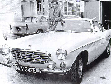 Roger Moore and Volvo 1800