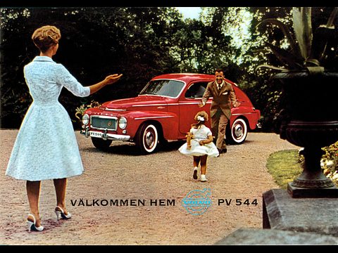 First car with seat belts, the Volvo PV544
