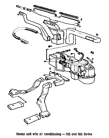 Heater unit with air conditioning -700 and 900 series