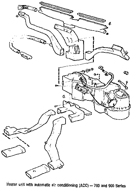 Heater unit with automatic climate control (ACC) -700 and 900 series