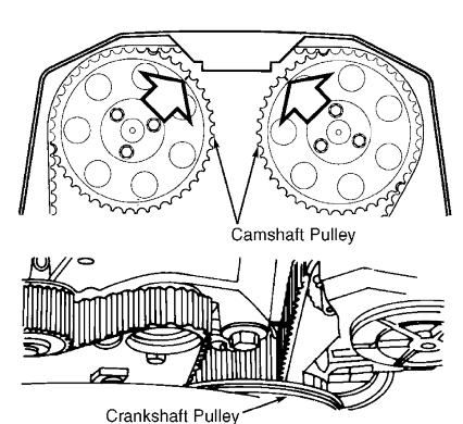 B6300 Timing Belt Marks and Alignment