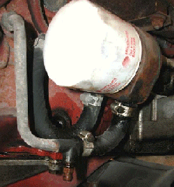 Oil Cooler Behind Filter
