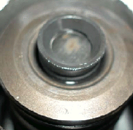 Husher on valve stem