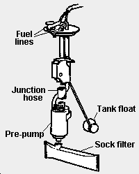 240 Version of Fuel Pickup and In-Tank Pump