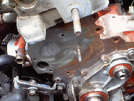 Surface of engine block