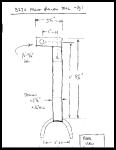 Crank Holder Rear View Plan