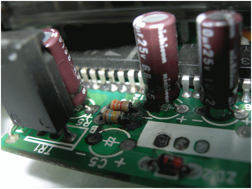 Volvo 960 Speedo Leaking Capacitors