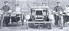 First traffic patrol vehicles