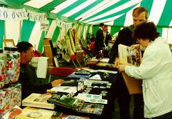Sales table at club rally