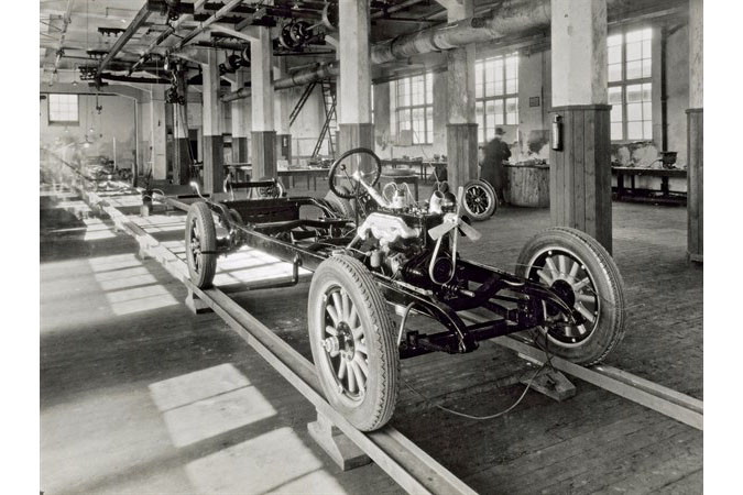 OV Chassis, line in Lundby plant