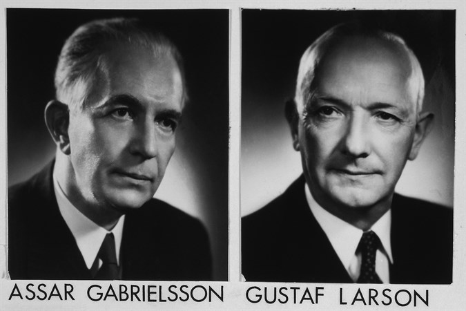 Assar Gabrielsson, Gustaf Larson