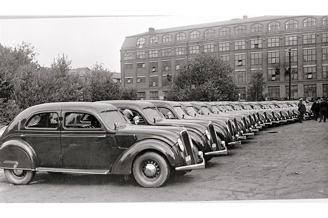 PV36  Police cars ready for delivery