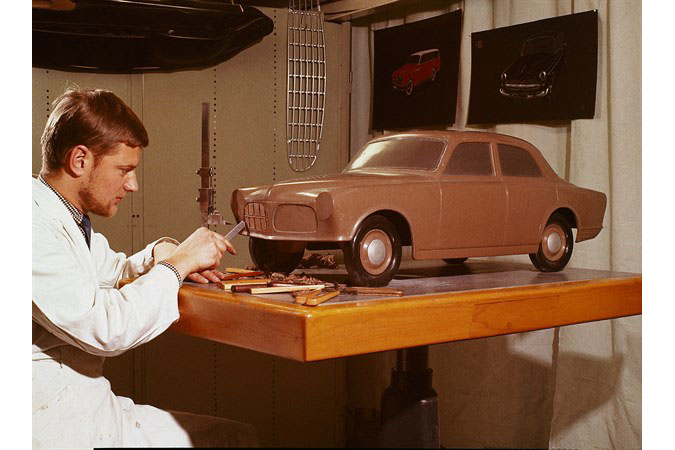 Volvo Amazon Clay Model