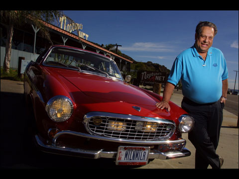 Irv Gordon and his 1966 Volvo P1800