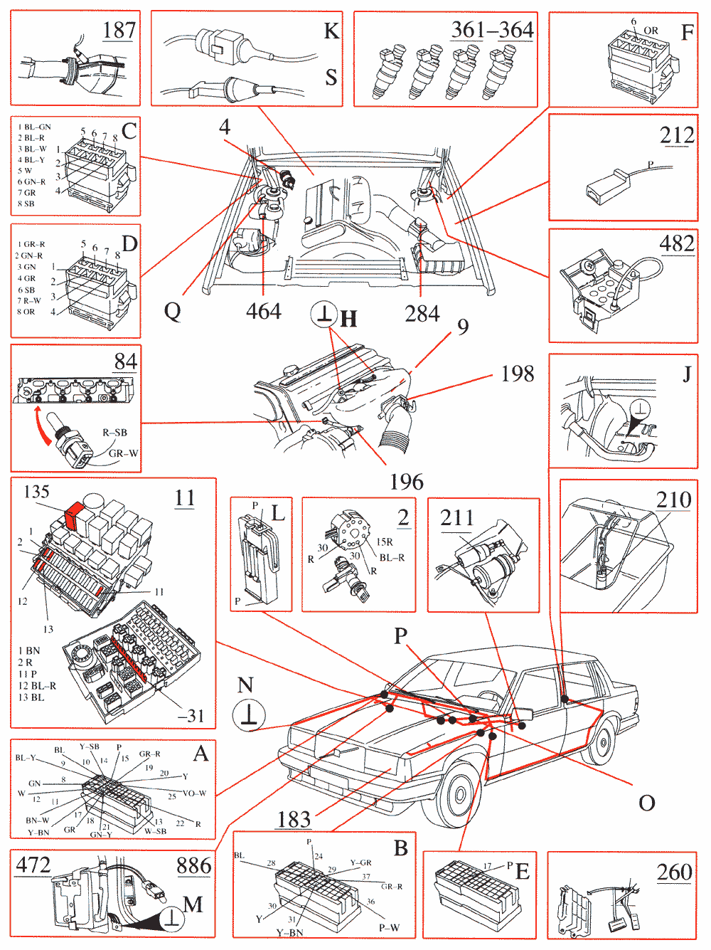 CI-fuel injection, B200/230 E