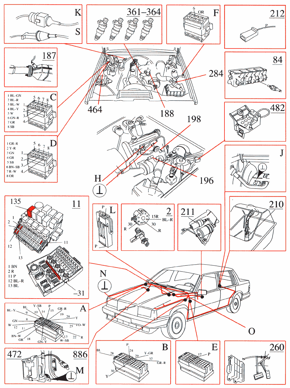 CI-fuel injection, B200/230 E